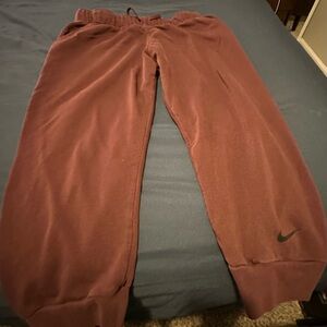 Nike Burgundy Joggers